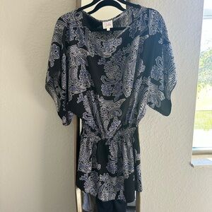Parker Silk Navy Dress